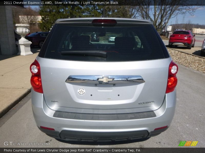 Silver Ice Metallic / Light Titanium/Jet Black 2011 Chevrolet Equinox LS AWD