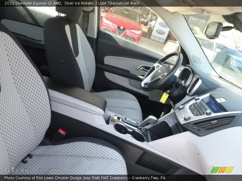 Silver Ice Metallic / Light Titanium/Jet Black 2011 Chevrolet Equinox LS AWD