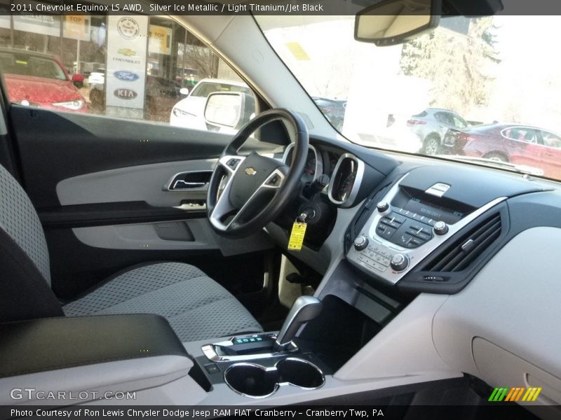 Silver Ice Metallic / Light Titanium/Jet Black 2011 Chevrolet Equinox LS AWD