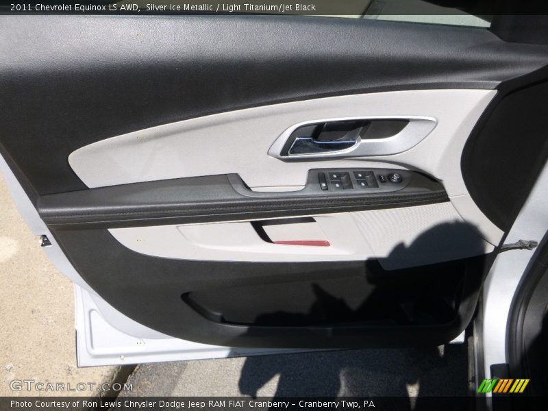 Silver Ice Metallic / Light Titanium/Jet Black 2011 Chevrolet Equinox LS AWD
