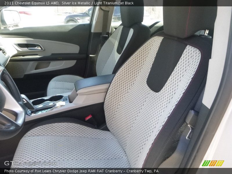 Silver Ice Metallic / Light Titanium/Jet Black 2011 Chevrolet Equinox LS AWD