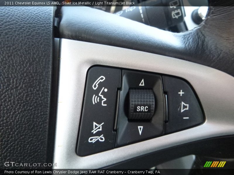 Silver Ice Metallic / Light Titanium/Jet Black 2011 Chevrolet Equinox LS AWD