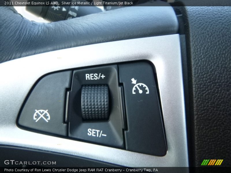 Silver Ice Metallic / Light Titanium/Jet Black 2011 Chevrolet Equinox LS AWD