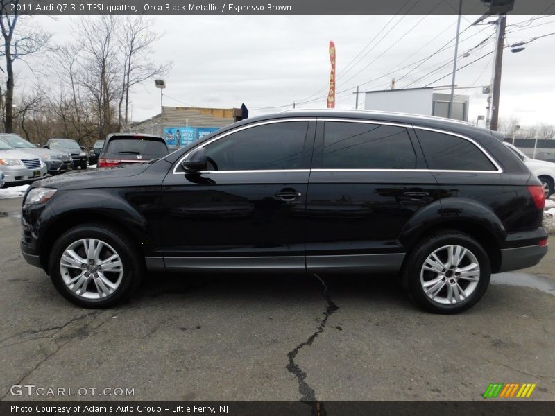Orca Black Metallic / Espresso Brown 2011 Audi Q7 3.0 TFSI quattro