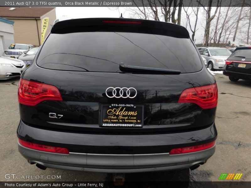 Orca Black Metallic / Espresso Brown 2011 Audi Q7 3.0 TFSI quattro