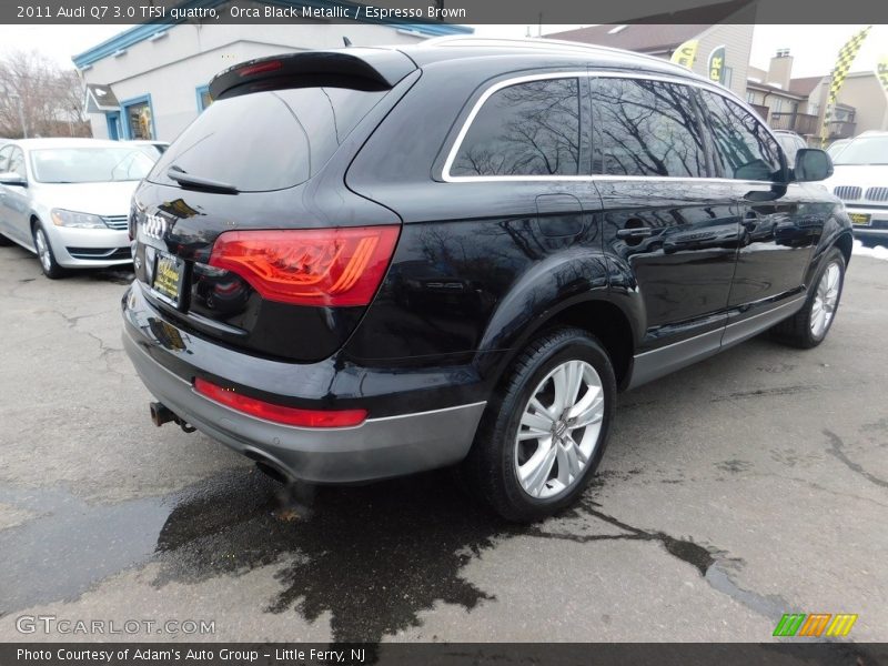 Orca Black Metallic / Espresso Brown 2011 Audi Q7 3.0 TFSI quattro