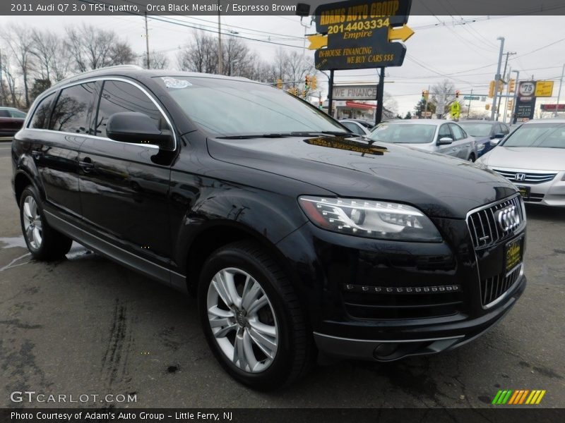 Orca Black Metallic / Espresso Brown 2011 Audi Q7 3.0 TFSI quattro