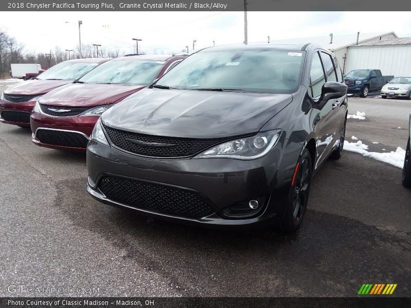 Granite Crystal Metallic / Black/Alloy 2018 Chrysler Pacifica Touring Plus