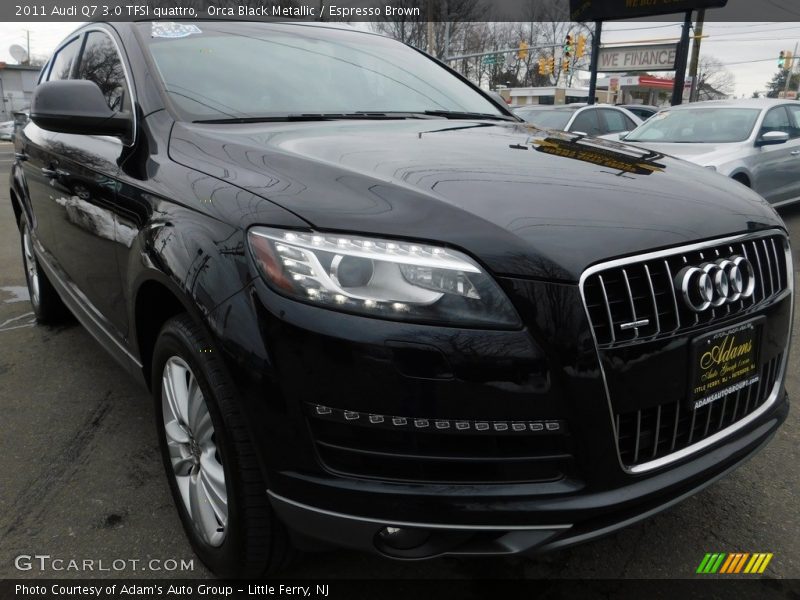 Orca Black Metallic / Espresso Brown 2011 Audi Q7 3.0 TFSI quattro