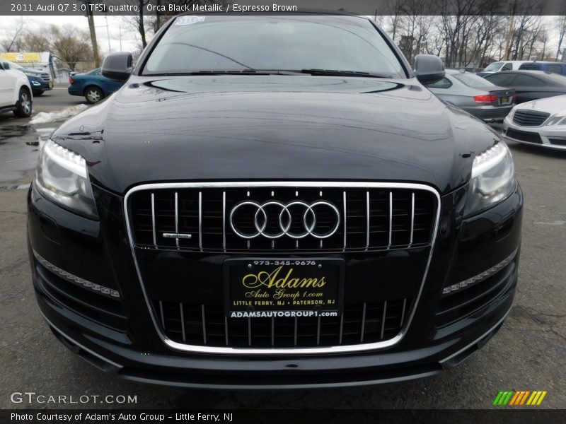 Orca Black Metallic / Espresso Brown 2011 Audi Q7 3.0 TFSI quattro