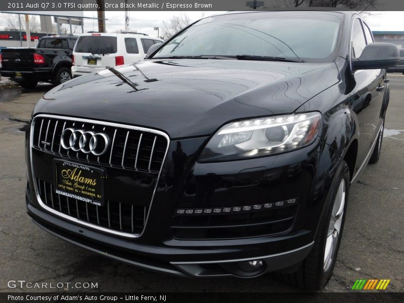 Orca Black Metallic / Espresso Brown 2011 Audi Q7 3.0 TFSI quattro