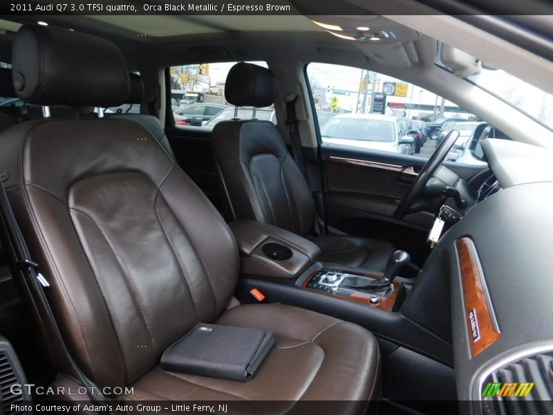 Orca Black Metallic / Espresso Brown 2011 Audi Q7 3.0 TFSI quattro