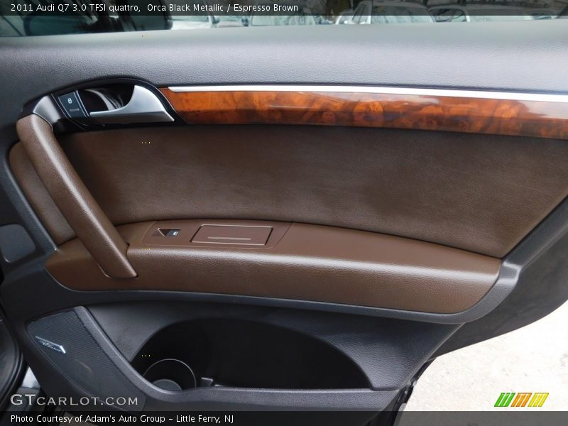 Orca Black Metallic / Espresso Brown 2011 Audi Q7 3.0 TFSI quattro