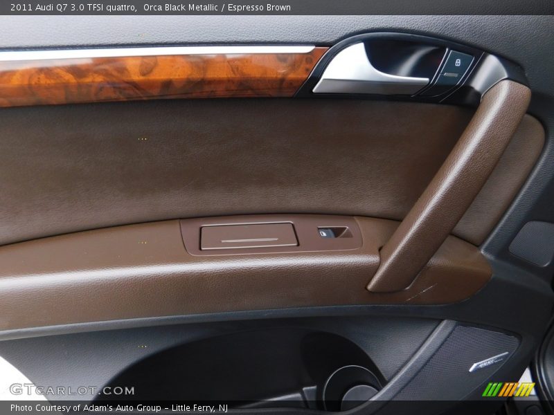 Orca Black Metallic / Espresso Brown 2011 Audi Q7 3.0 TFSI quattro