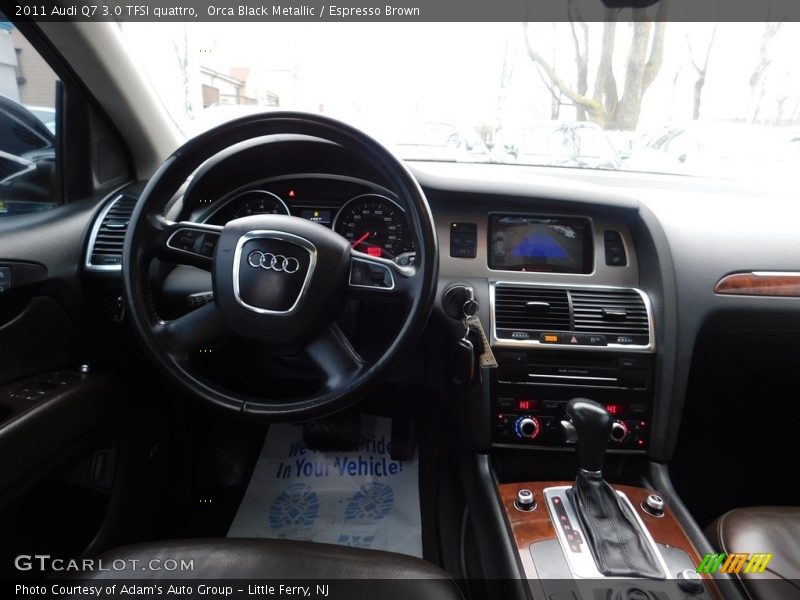 Orca Black Metallic / Espresso Brown 2011 Audi Q7 3.0 TFSI quattro