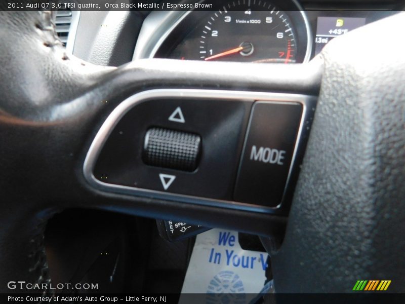 Orca Black Metallic / Espresso Brown 2011 Audi Q7 3.0 TFSI quattro