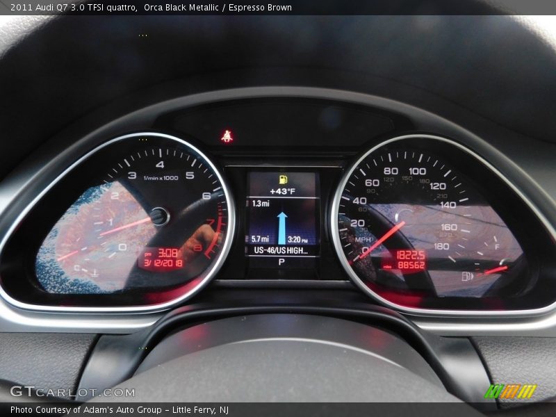Orca Black Metallic / Espresso Brown 2011 Audi Q7 3.0 TFSI quattro