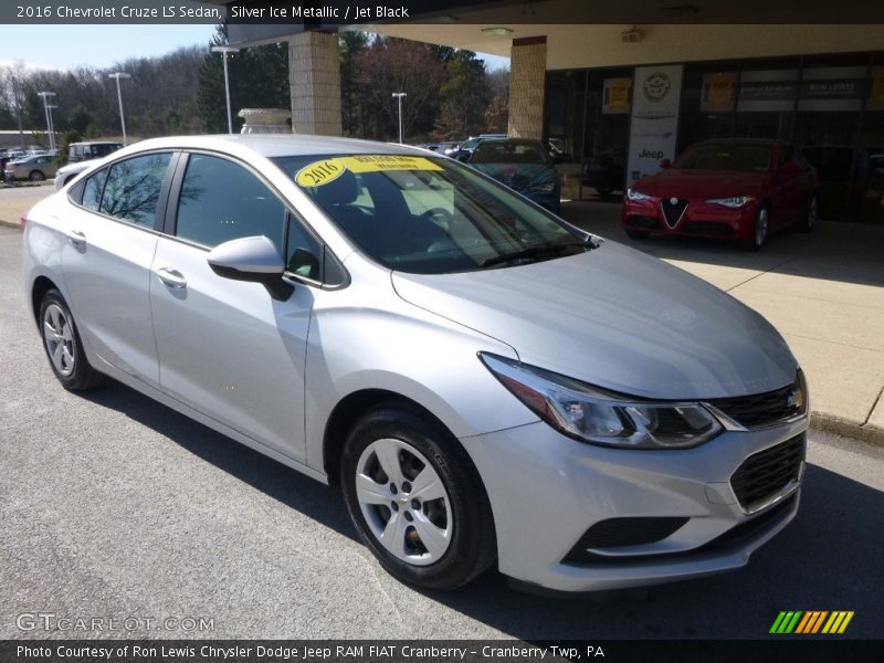 Silver Ice Metallic / Jet Black 2016 Chevrolet Cruze LS Sedan