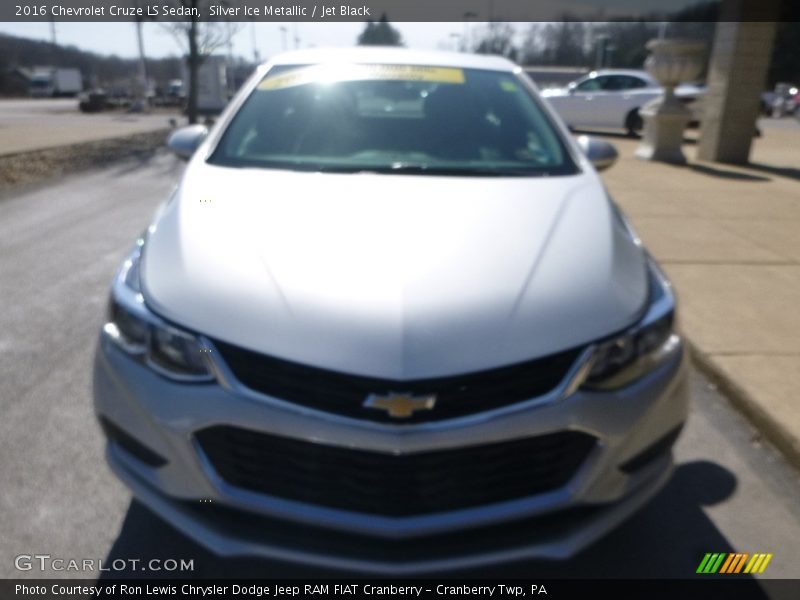 Silver Ice Metallic / Jet Black 2016 Chevrolet Cruze LS Sedan