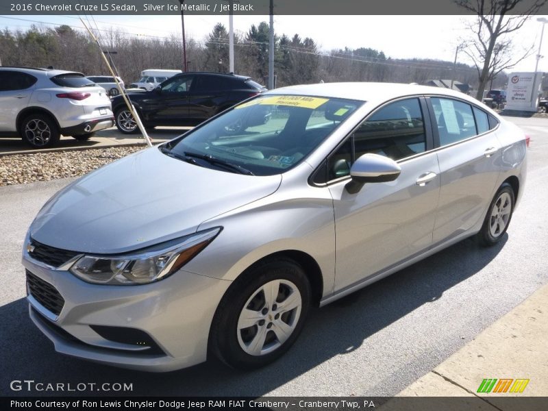 Silver Ice Metallic / Jet Black 2016 Chevrolet Cruze LS Sedan