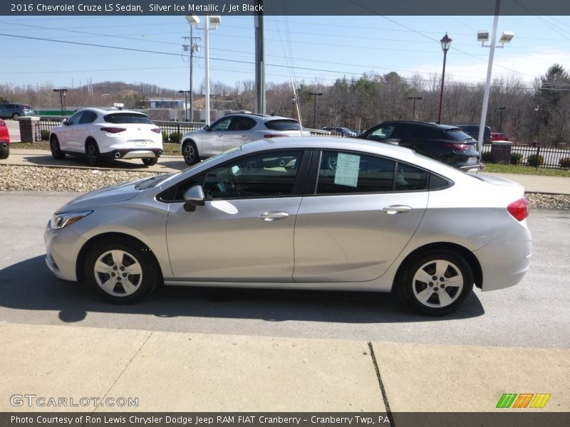 Silver Ice Metallic / Jet Black 2016 Chevrolet Cruze LS Sedan