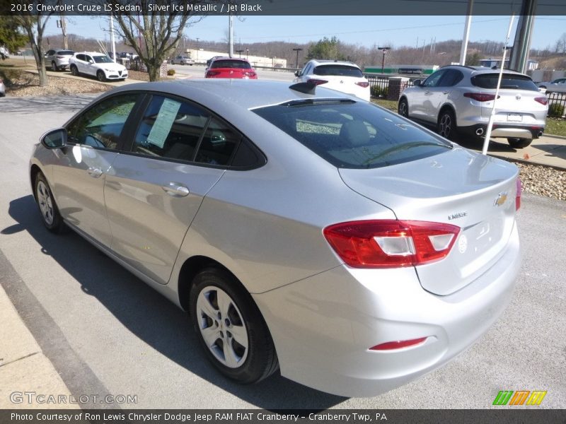 Silver Ice Metallic / Jet Black 2016 Chevrolet Cruze LS Sedan