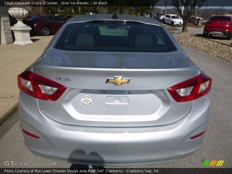 Silver Ice Metallic / Jet Black 2016 Chevrolet Cruze LS Sedan