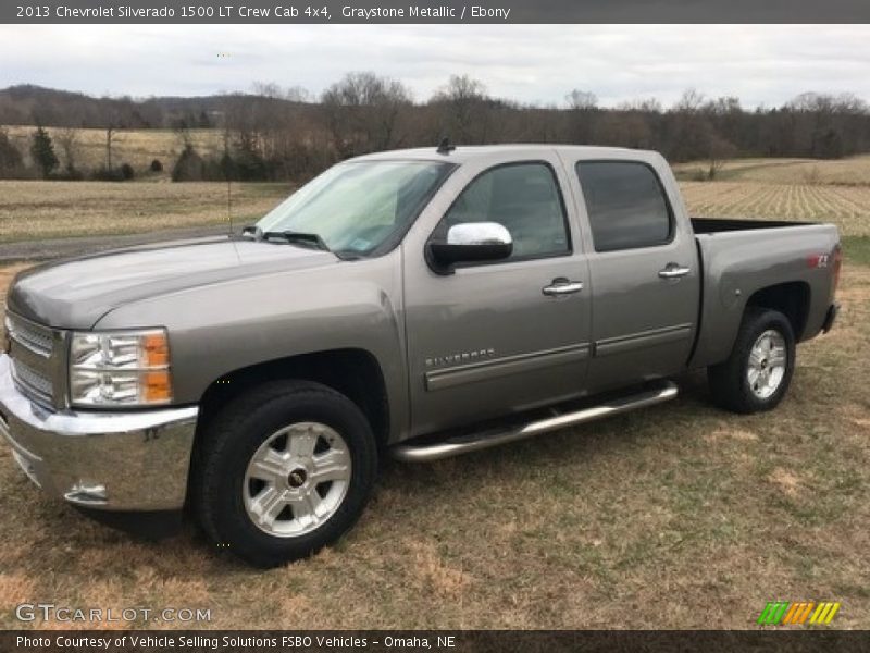 Graystone Metallic / Ebony 2013 Chevrolet Silverado 1500 LT Crew Cab 4x4