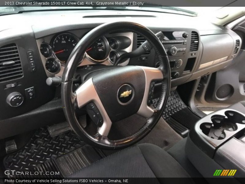 Graystone Metallic / Ebony 2013 Chevrolet Silverado 1500 LT Crew Cab 4x4
