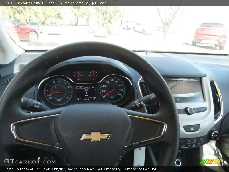 Silver Ice Metallic / Jet Black 2016 Chevrolet Cruze LS Sedan