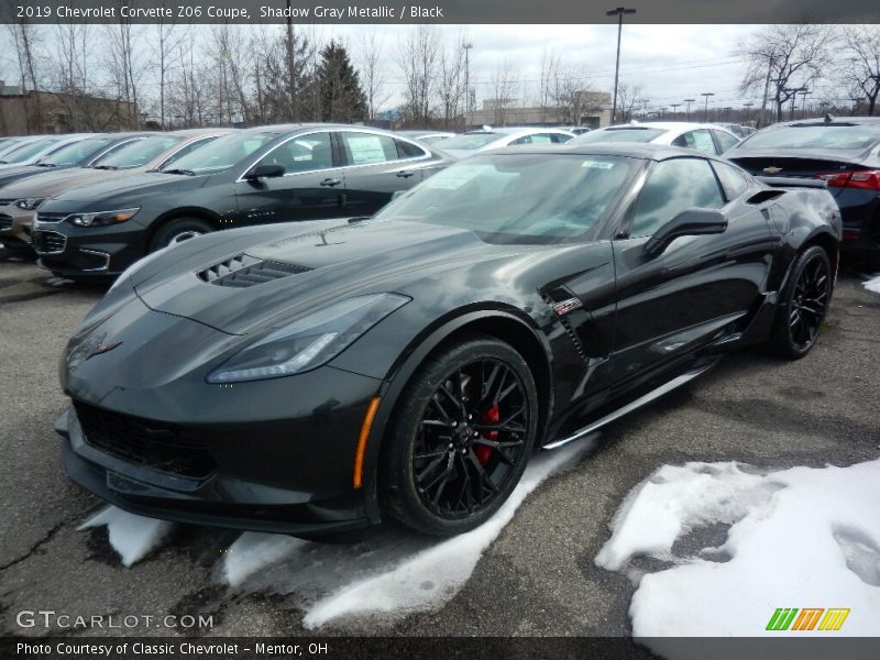 Shadow Gray Metallic / Black 2019 Chevrolet Corvette Z06 Coupe