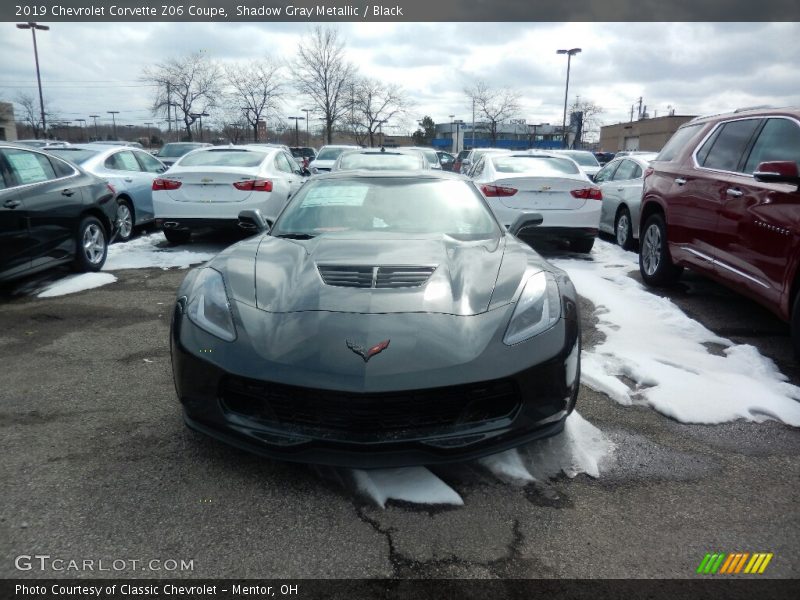Shadow Gray Metallic / Black 2019 Chevrolet Corvette Z06 Coupe