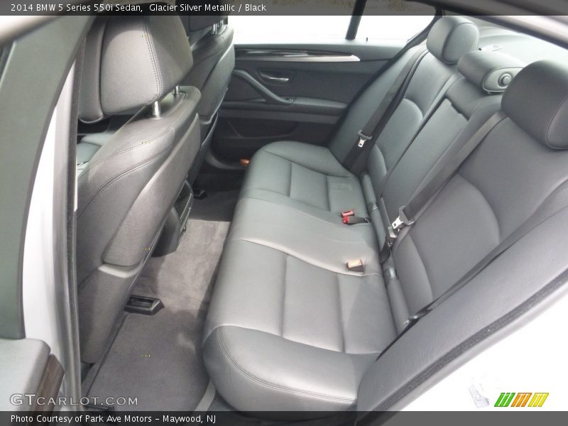 Glacier Silver Metallic / Black 2014 BMW 5 Series 550i Sedan