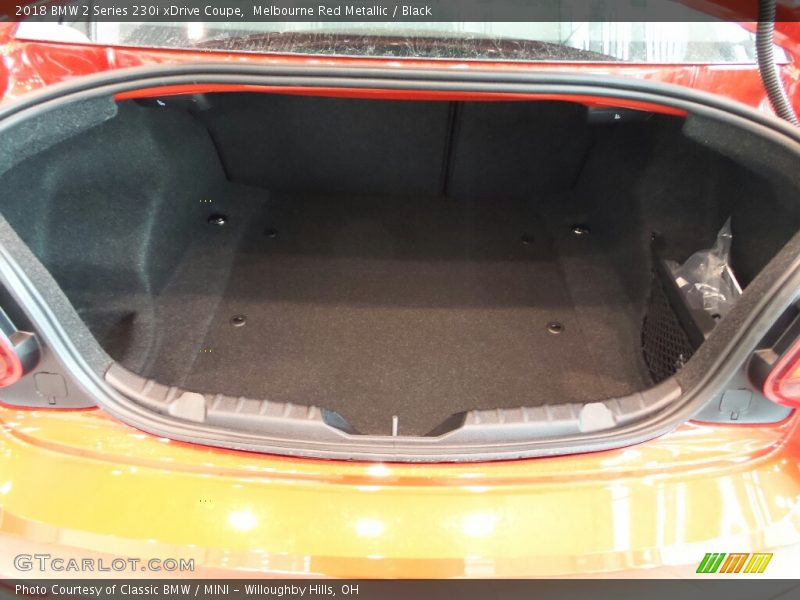 Melbourne Red Metallic / Black 2018 BMW 2 Series 230i xDrive Coupe