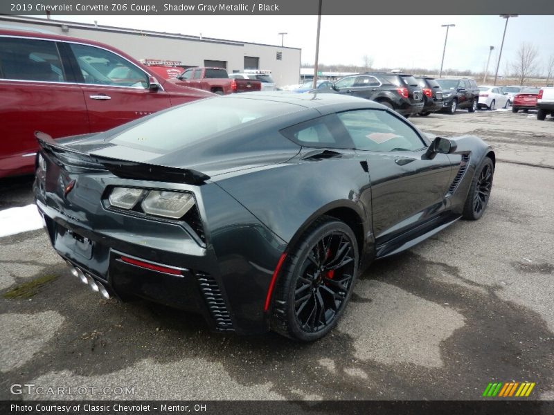 Shadow Gray Metallic / Black 2019 Chevrolet Corvette Z06 Coupe
