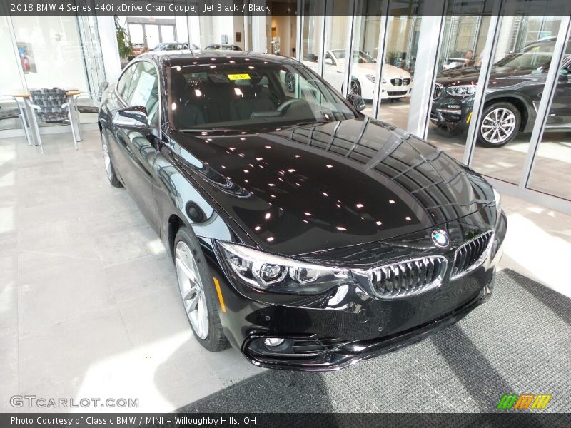 Jet Black / Black 2018 BMW 4 Series 440i xDrive Gran Coupe