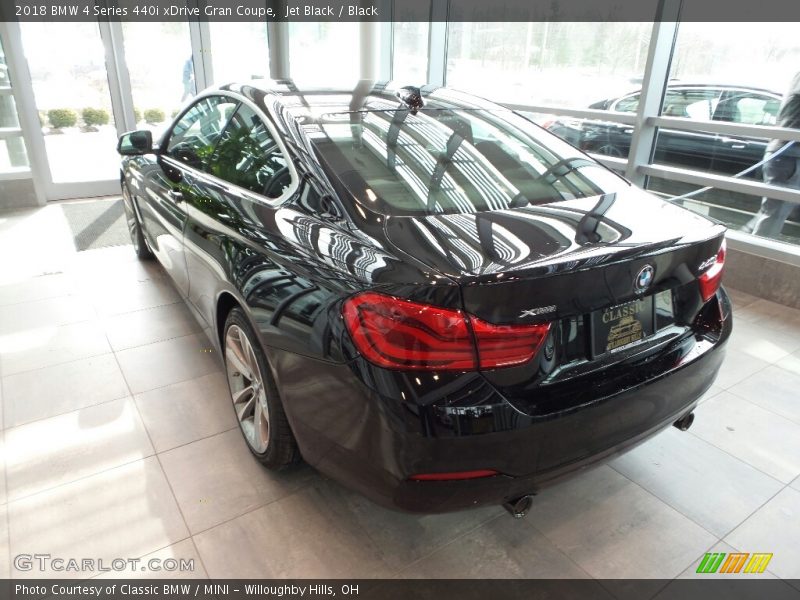 Jet Black / Black 2018 BMW 4 Series 440i xDrive Gran Coupe