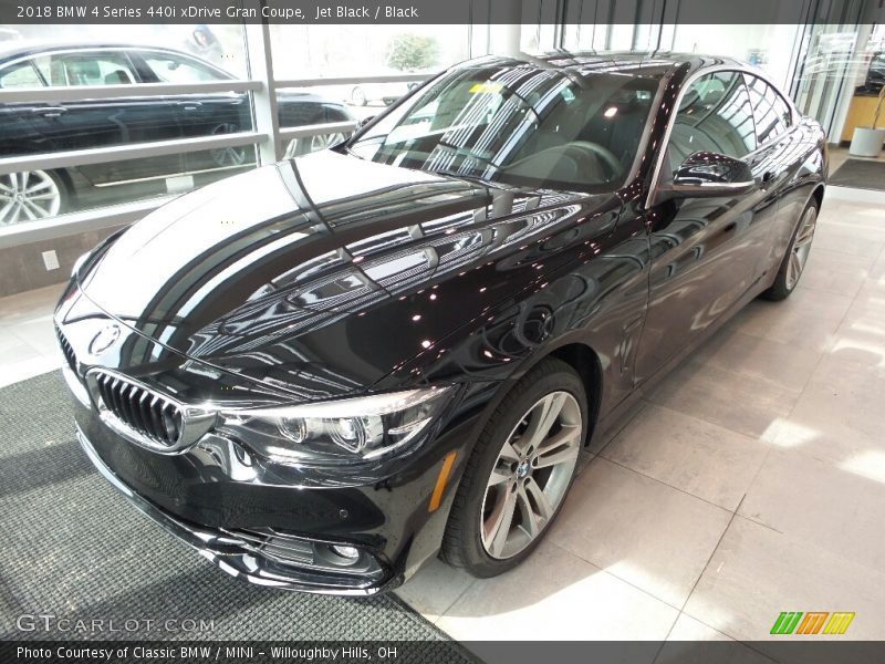 Jet Black / Black 2018 BMW 4 Series 440i xDrive Gran Coupe