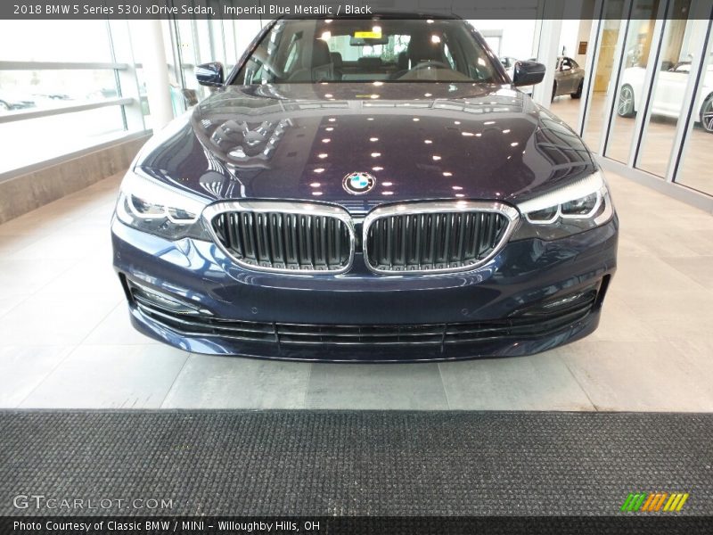 Imperial Blue Metallic / Black 2018 BMW 5 Series 530i xDrive Sedan
