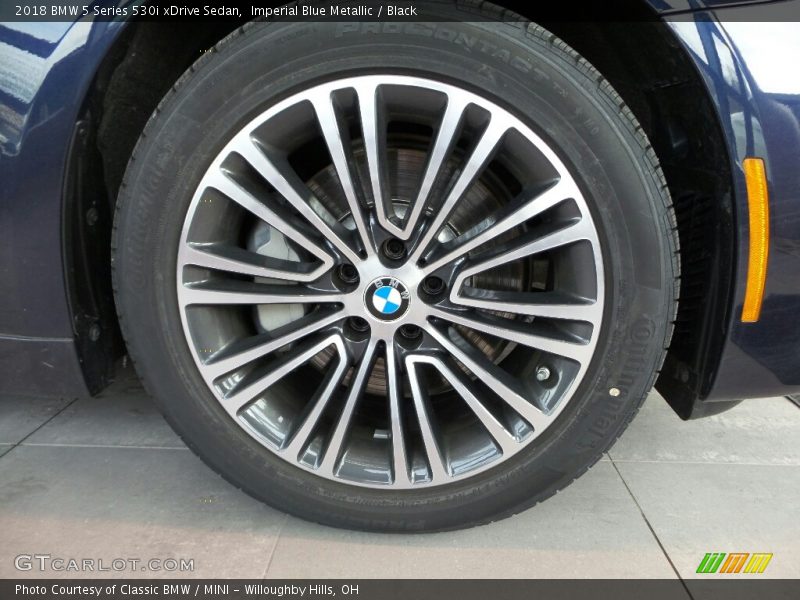 Imperial Blue Metallic / Black 2018 BMW 5 Series 530i xDrive Sedan