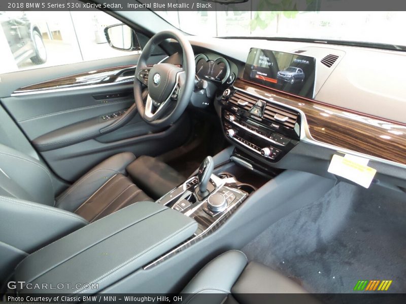 Imperial Blue Metallic / Black 2018 BMW 5 Series 530i xDrive Sedan