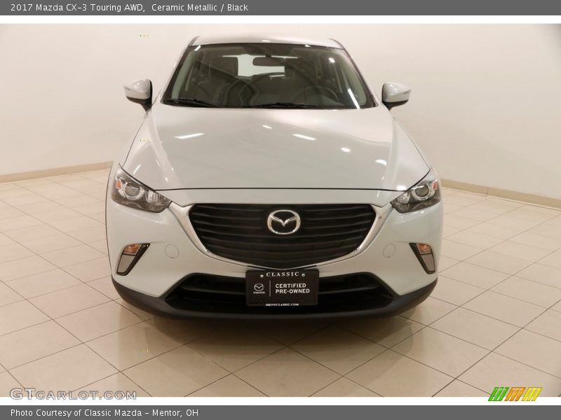 Ceramic Metallic / Black 2017 Mazda CX-3 Touring AWD