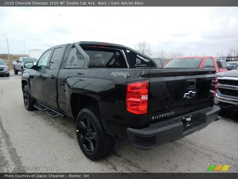 Black / Dark Ash/Jet Black 2018 Chevrolet Silverado 1500 WT Double Cab 4x4