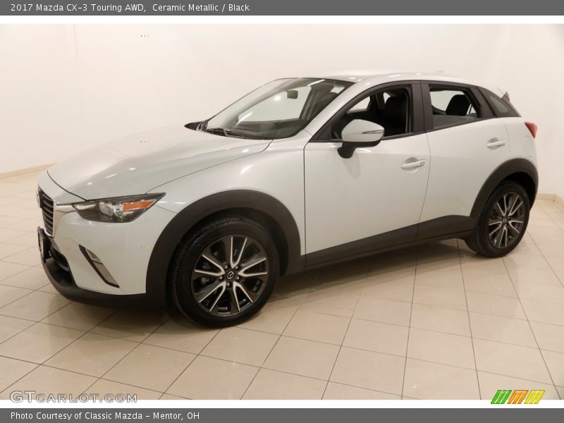 Ceramic Metallic / Black 2017 Mazda CX-3 Touring AWD