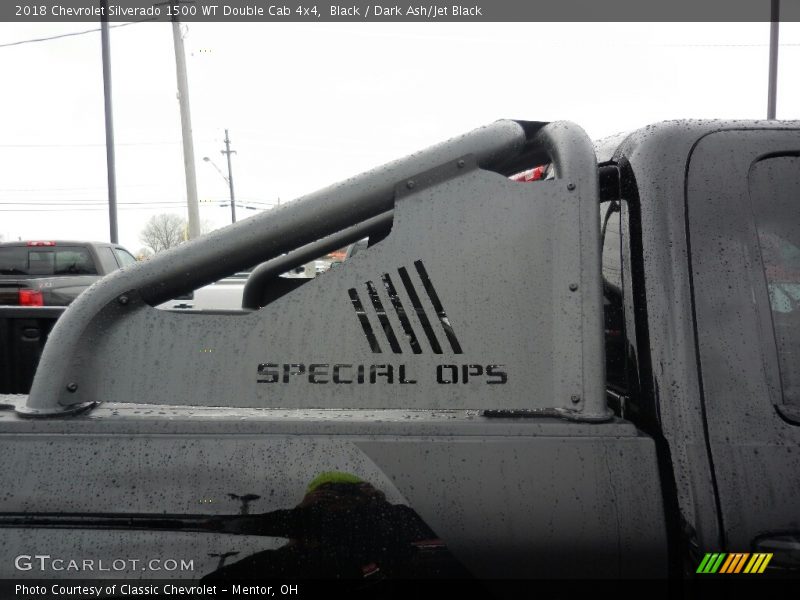 Black / Dark Ash/Jet Black 2018 Chevrolet Silverado 1500 WT Double Cab 4x4