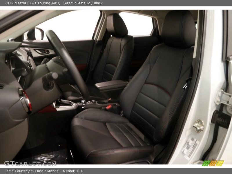 Ceramic Metallic / Black 2017 Mazda CX-3 Touring AWD