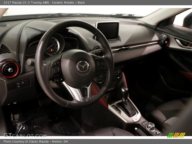 Ceramic Metallic / Black 2017 Mazda CX-3 Touring AWD