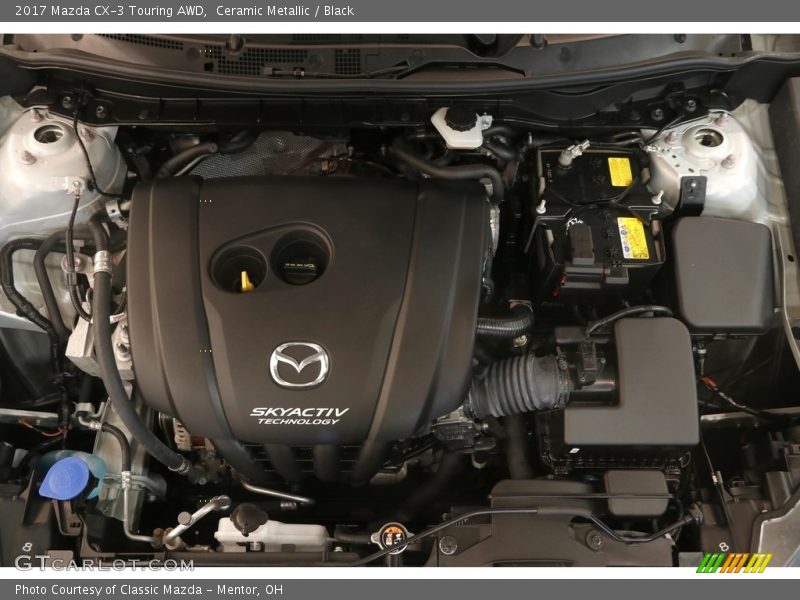 Ceramic Metallic / Black 2017 Mazda CX-3 Touring AWD