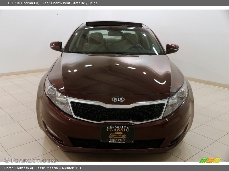 Dark Cherry Pearl Metallic / Beige 2013 Kia Optima EX