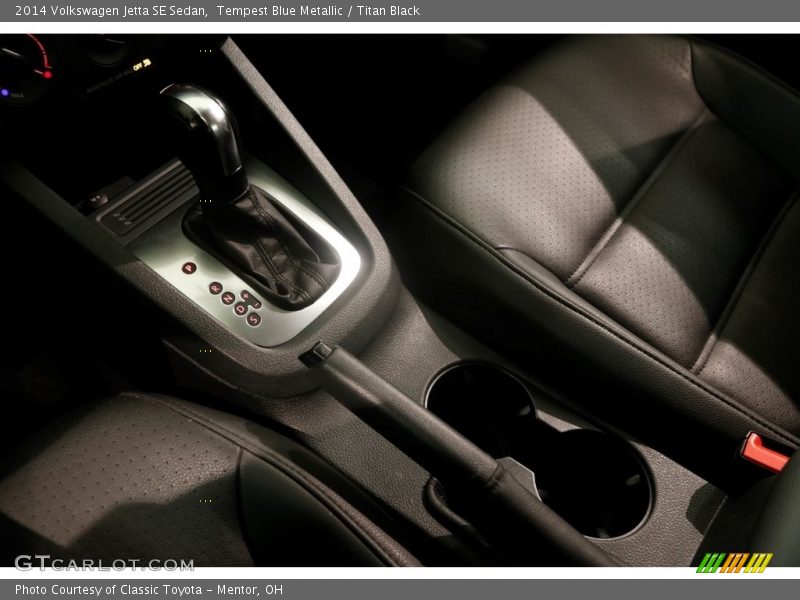Tempest Blue Metallic / Titan Black 2014 Volkswagen Jetta SE Sedan